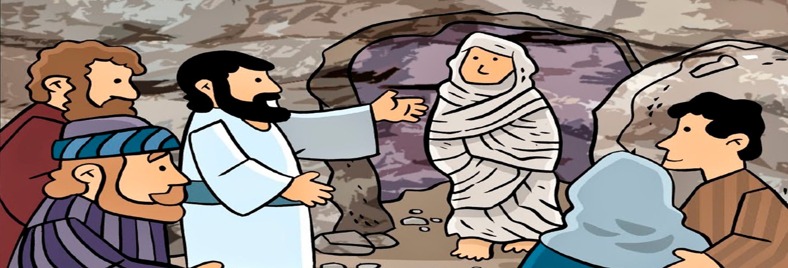Lição 12 - Jardim de Infância - Jesus faz Lázaro viver novamente - SLIDES E VIDEOAULAS