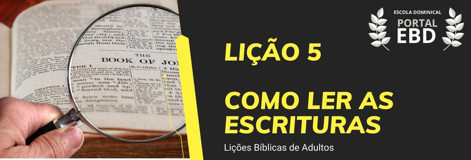 Lição 5 - Como ler as Escrituras IV