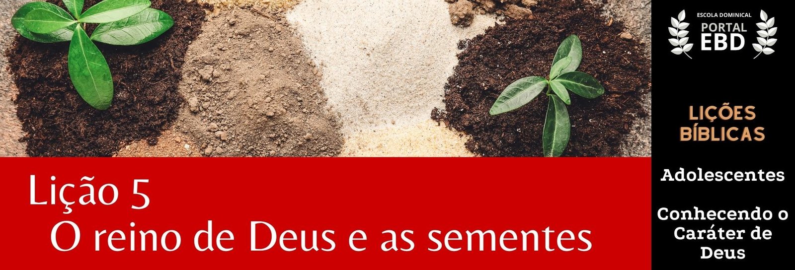 Lição 5 - O reino de Deus e suas sementes - SLIDES E VIDEOAULAS